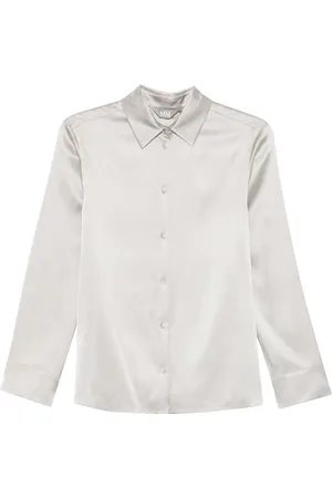 Max Mara Dames, Blouses & Shirts, Grijs, Maat: XS Zijde