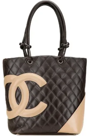 CHANEL Dames, Pre-owned, Bruin, Maat: ONE Size Leer