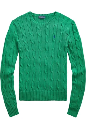 Ralph Lauren Dames, Truien, Groen, Maat: L Katoen