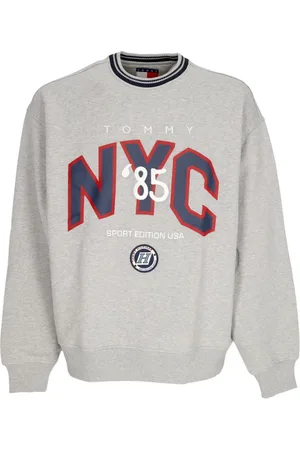 Tommy Hilfiger Heren, Sweatshirts & Hoodies, Grijs, Maat: XL Katoen