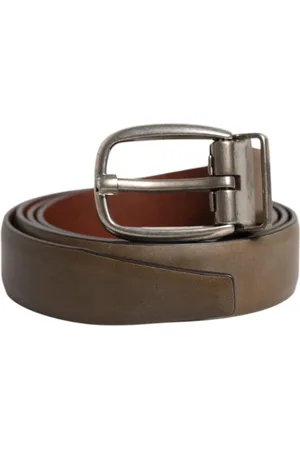 Dolce & Gabbana Heren, Accessoires, Bruin, Maat: 105 CM Leer
