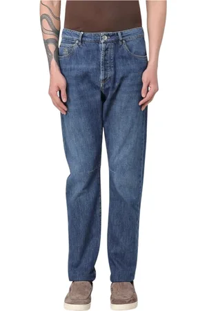 Brunello Cucinelli Heren, Jeans, Blauw, Maat: L
