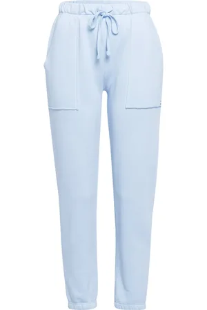 Marc Aurel Dames, Broeken, Blauw, Maat: XL Katoen