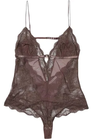 Patrizia Pepe Dames, Nachtkleding & Lounge, Bruin, Maat: S