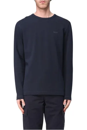 HUGO BOSS Heren, Tops, Blauw, Maat: S Katoen