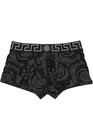 VERSACE Heren, Ondergoed, Zwart, Maat: XL Katoen