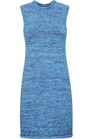 J.W.Anderson Dames, Jurken, Blauw, Maat: S Katoen