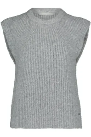 Betty & Co Dames, Truien, Grijs, Maat: 3XL