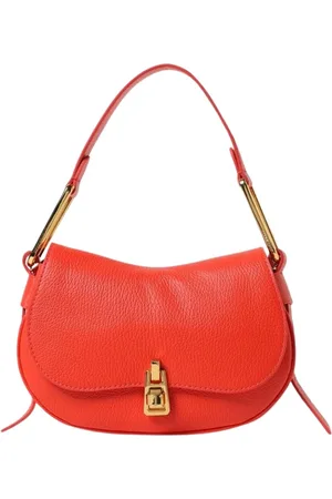 Coccinelle Dames, Tassen, Oranje, Maat: ONE Size Leer