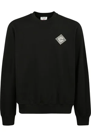 Casablanca Heren, Sweatshirts & Hoodies, Zwart, Maat: XL Katoen