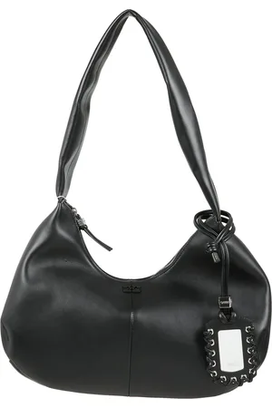 Ganni Dames, Tassen, Zwart, Maat: ONE Size Leer