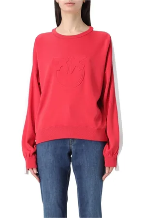 Pinko Dames, Sweatshirts & Hoodies, Rood, Maat: M