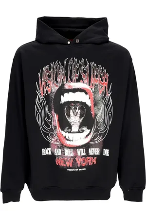 Vision Of Super Heren, Sweatshirts & Hoodies, Zwart, Maat: S Katoen