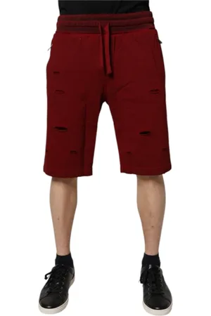 Dolce & Gabbana Heren, Korte broeken, Rood, Maat: L Katoen