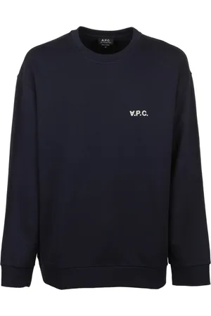 A.P.C. Heren, Sweatshirts & Hoodies, Blauw, Maat: L Katoen