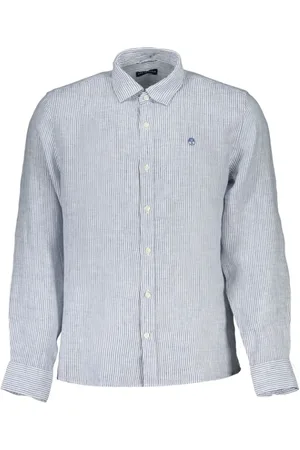 North Sails Heren, Overhemden, Blauw, Maat: XL