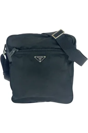 Prada Dames, Pre-owned, Zwart, Maat: ONE Size Nylon