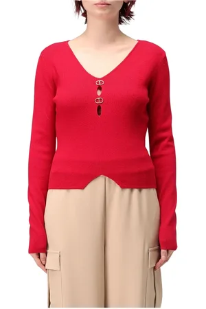 Twin-Set Dames, Truien, Rood, Maat: S