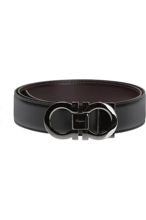 Salvatore Ferragamo Heren, Accessoires, Bruin, Maat: 85 CM Leer
