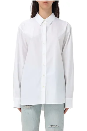 ANINE BING Dames, Blouses & Shirts, Wit, Maat: S