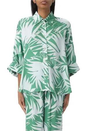 Liu Jo Dames, Blouses & Shirts, Blauw, Maat: S Viscose