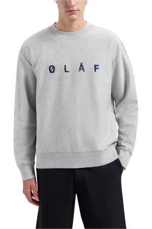 OLAF HUSSEIN Heren, Sweatshirts & Hoodies, Grijs, Maat: S