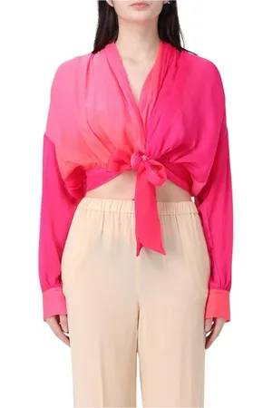 FORTE FORTE Dames, Blouses & Shirts, Rood, Maat: S Zijde