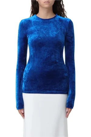 Giorgio Armani Dames, Tops, Blauw, Maat: L