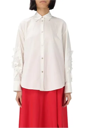 FORTE FORTE Dames, Blouses & Shirts, Wit, Maat: S