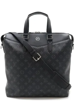 LOUIS VUITTON Heren, Pre-owned, Zwart, Maat: ONE Size Leer