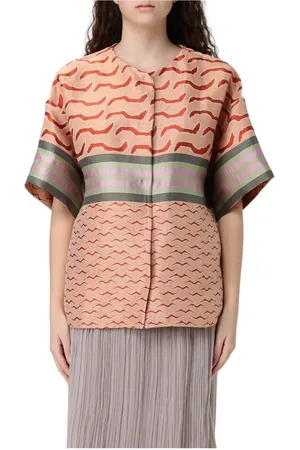 Giorgio Armani Dames, Blouses & Shirts, Veelkleurig, Maat: L Zijde