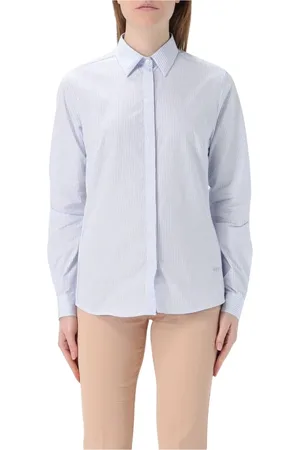 FAY Dames, Blouses & Shirts, Wit, Maat: S Katoen