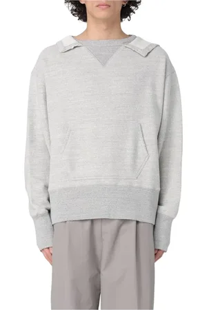 Maison Margiela Heren, Sweatshirts & Hoodies, Grijs, Maat: M Katoen
