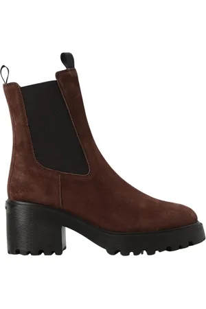 Hogan Dames, Schoenen, Bruin, Maat: 37 1/2 EU Suède