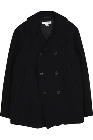 Comme des Garçons Heren, Mantels, Zwart, Maat: M Wol