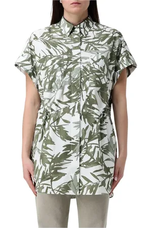 Brunello Cucinelli Dames, Blouses & Shirts, Groen, Maat: S Katoen