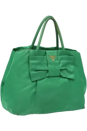 Prada Dames, Pre-owned, Groen, Maat: ONE Size Nylon