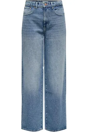 ONLY Dames, Jeans, Blauw, Maat: W29 Katoen
