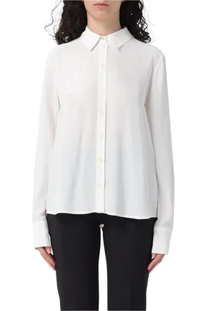 Patrizia Pepe Dames, Blouses & Shirts, Wit, Maat: L Zijde