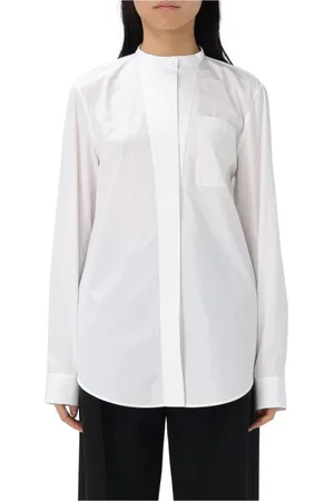 Jil Sander Dames, Blouses & Shirts, Wit, Maat: XS Katoen