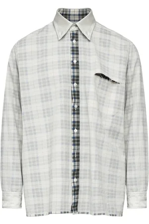 Maison Margiela Heren, Overhemden, Grijs, Maat: L