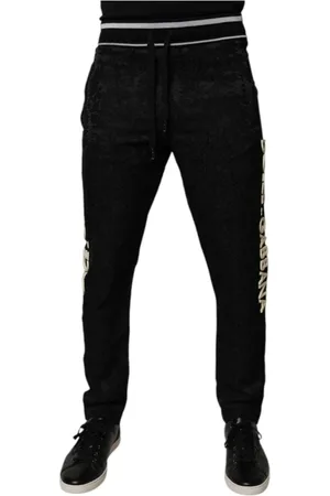Dolce & Gabbana Heren, Broeken, Zwart, Maat: XS Nylon