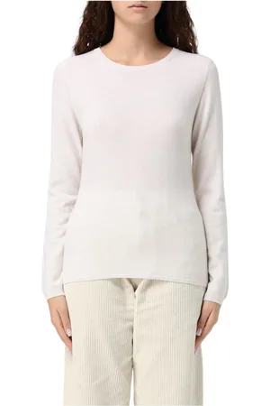 Allude Dames, Truien, Wit, Maat: L Kasjmier