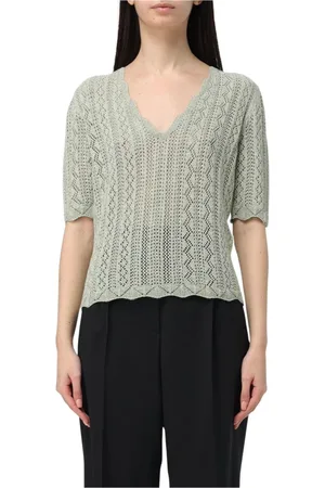Twin-Set Dames, Truien, Groen, Maat: M