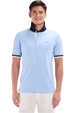 Eden Park Heren, Tops, Blauw, Maat: XL Katoen