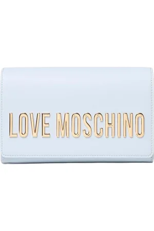 Moschino Dames, Tassen, Blauw, Maat: ONE Size Leer