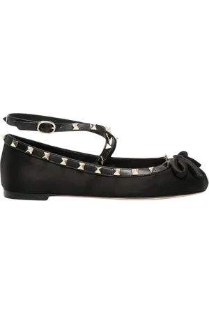 VALENTINO GARAVANI Dames, Schoenen, Zwart, Maat: 35 EU Satijn