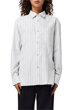 A.P.C. Dames, Blouses & Shirts, Blauw, Maat: XS Katoen