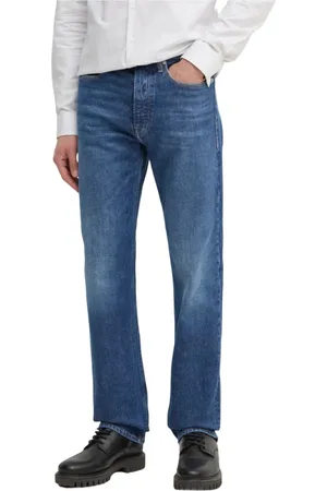 Calvin Klein Heren, Jeans, Blauw, Maat: W33 L32 Katoen