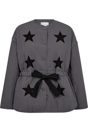Co`Couture Dames, Jassen, Grijs, Maat: XL Katoen